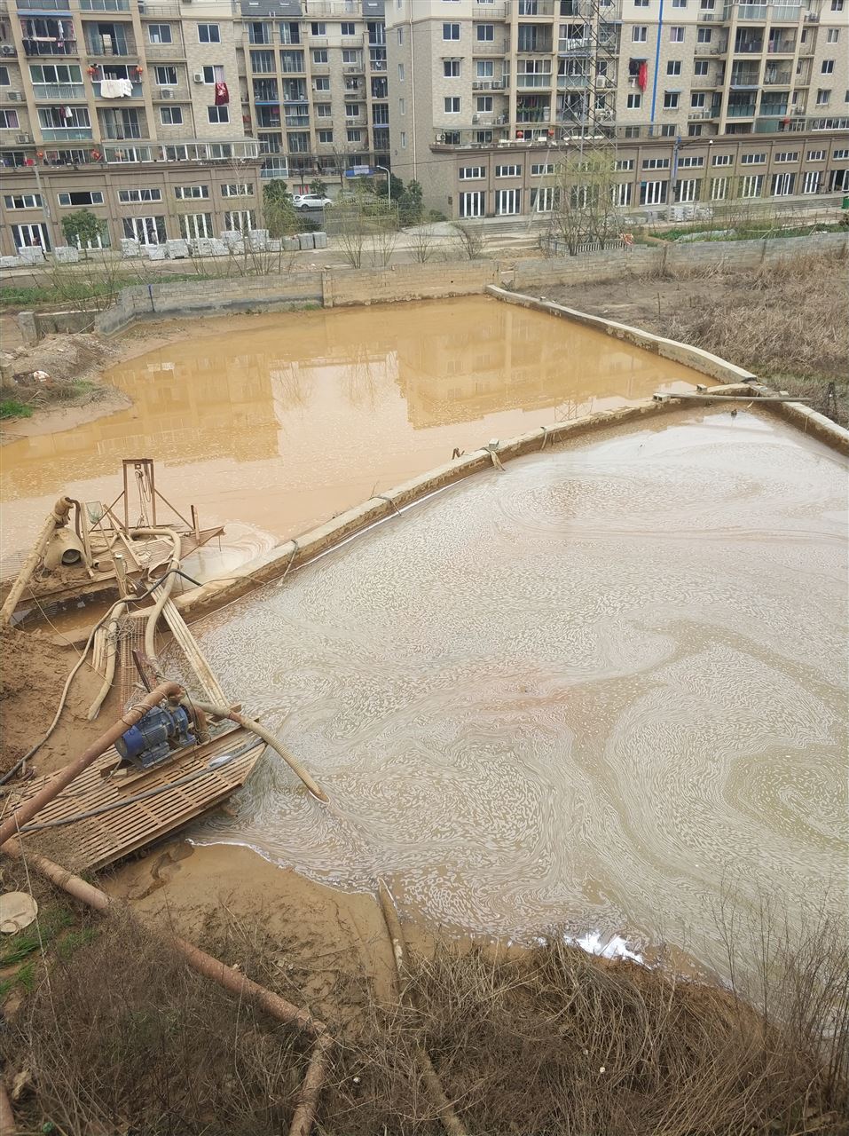 高密沉淀池淤泥清理-厂区废水池淤泥清淤
