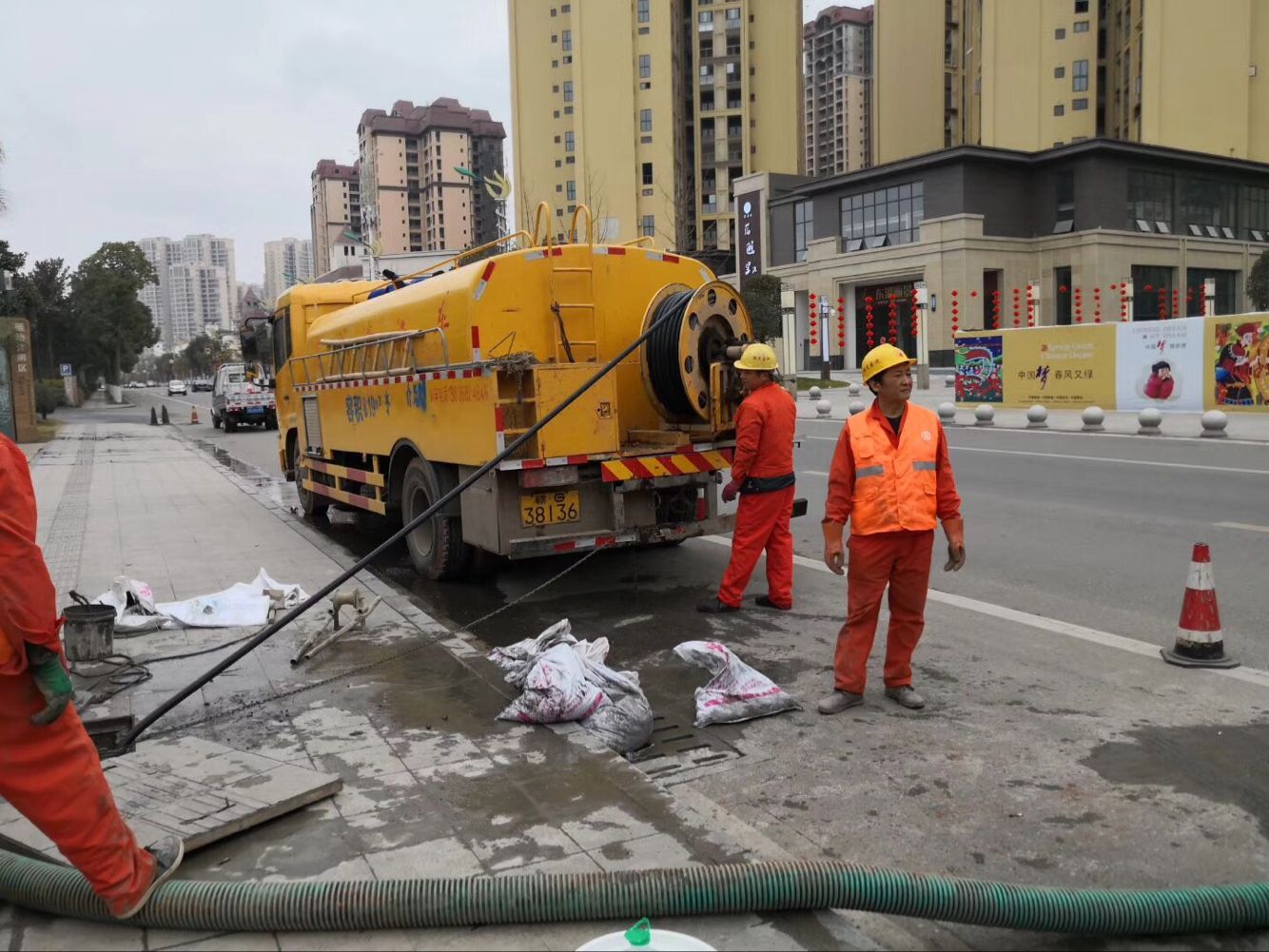 高密排污管道清淤-管道清洗