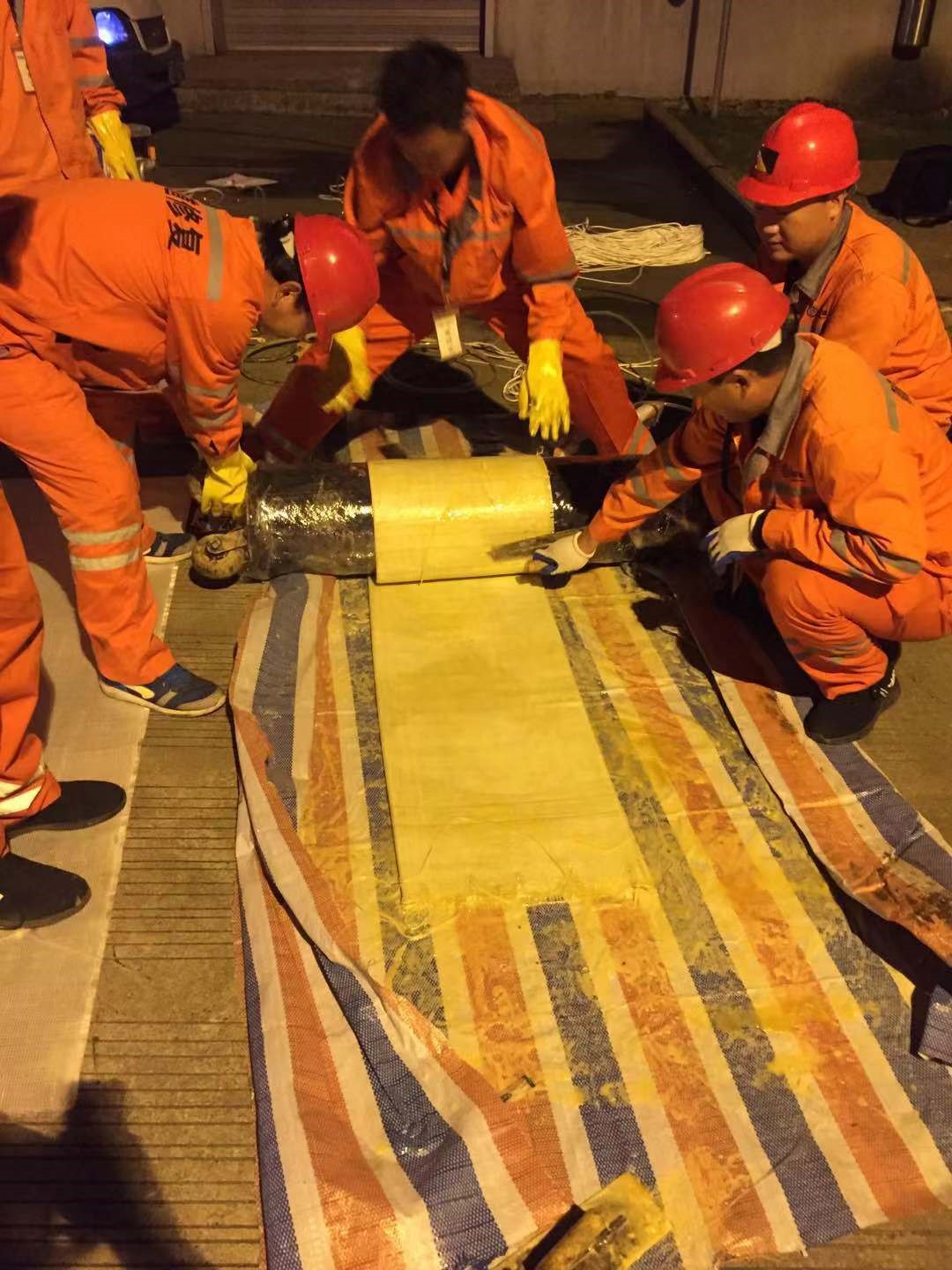 高密CIPP局部树脂固化法